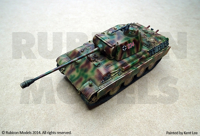Rubicon Models 28mm 1/56 Scale World War 2 German Panther Ausf D/a Tank Model for sale online 